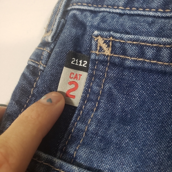 Carhartt FR CAT 2 jeans Flame Resistant 2112 Workwear straight cut size … - Picture 3 of 12